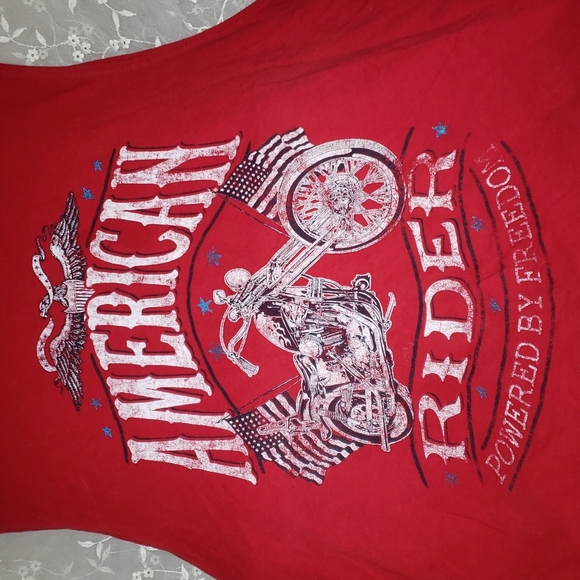 Motorcycle Print,men's sleeveless Tank Top Shirt ,size 2X - Picture 1 of 7